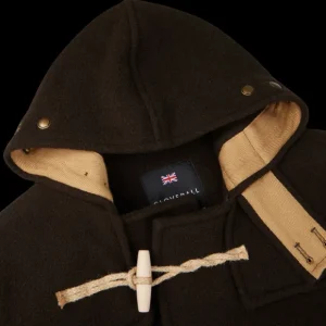 Gloverall Outerwear | Dark Brown Wool Monty Duffle Coat