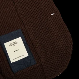 Maurizio Baldassari Knitwear | Dark Brown Zegna Baruffa Wool Brenta Jacket
