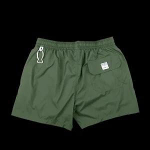 Fedeli Swimwear | Dark Green Microfiber Madeira Swimwear