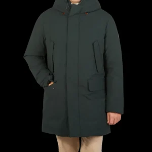 Save The Duck Coats & Jackets | Dark Green Padded Wilson Arctic Parka