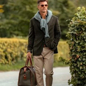 Tagliatore Blazers | Dark Green Wool Cashmere Vesuvio Blazer