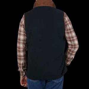 Alan Paine Outerwear | Dark Navy Fleece Aylsham Gilet