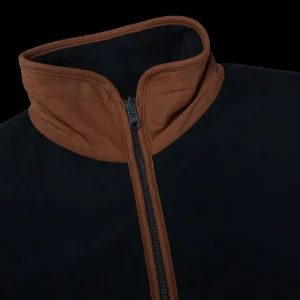 Alan Paine Outerwear | Dark Navy Fleece Aylsham Gilet