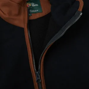 Alan Paine Coats & Jackets | Dark Navy Windblock Fleece Aylsham Jacket