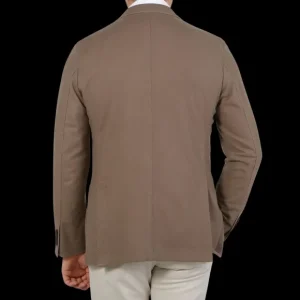 Boglioli Blazers | Dark Taupe Brushed Virgin Wool K Jacket