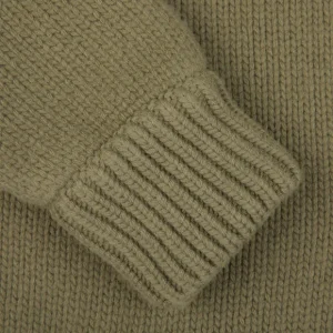 Herno Knitwear | Grass Green Wool Knitted Blouson