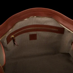 Frank Clegg Weekend Bags | Green Cotton Canvas Compass Travel Duffle