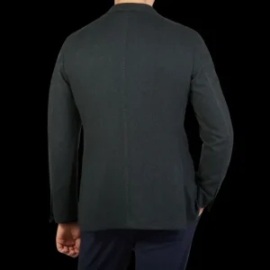 Boglioli Blazers | Green Herringbone Wool K Jacket