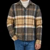 Peregrine Outerwear | Grey Barney Checked Wool Tweed Overshirt