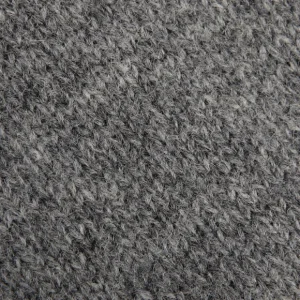 Alan Paine Sweaters | Grey Melange Lambswool Crew Neck