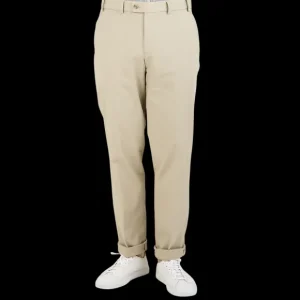 Hiltl Trousers | Khaki Cotton Stretch Regular Fit