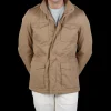 Herno Coats & Jackets | Khaki Washed Cotton Field Jacket