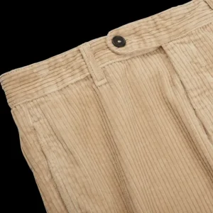 Massimo Alba Trousers | Light Beige Cotton Corduroy Trousers