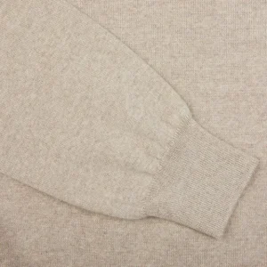 Gran Sasso Polo Shirts | Light Beige Extra Fine Merino Wool Polo Shirt