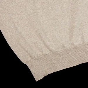 Gran Sasso Polo Shirts | Light Beige Extra Fine Merino Wool Polo Shirt