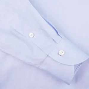 Xacus Shirts | Light Blue Fine Cotton Oxford Bd Shirt