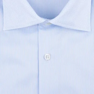 Stenströms Shirts | Light Blue Striped Slimline Shirt