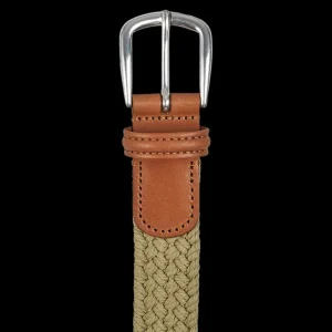 Andersons Belts | Light Green Cotton Canvas 30Mm Belt