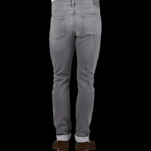 Paige Jeans | Light Grey Cotton Stretch Lennox Jeans
