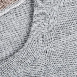 Gran Sasso Knitwear | Light Grey Extra Fine Merino Crew Neck