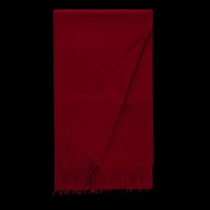 Johnstons Of Elgin Scarves | Merlot Red Cashmere Scarf