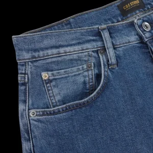 C.O.F Studio Jeans | Mid Blue Organic Candiani Cotton M7 Jeans