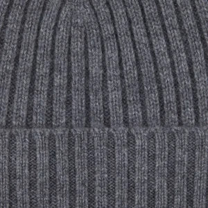 Amanda Christensen Beanies | Mid Grey Cashmere Beanie
