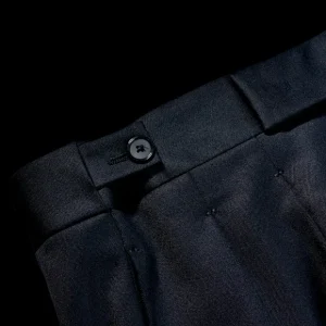 Tagliatore Trousers | Midnight Navy Pleated Super 110S Wool Trousers