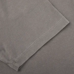Majestic Filatures T-Shirts | Military Green Cotton Stretch T-Shirt