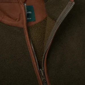 Alan Paine Outerwear | Moss Green Fleece Aylsham Gilet