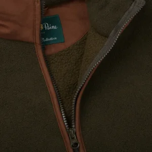 Alan Paine Coats & Jackets | Moss Green Windblock Fleece Aylsham Jacket