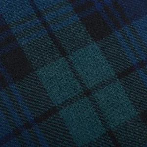Derek Rose Loungewear | Navy Black Watch Tartan Dressing Gown