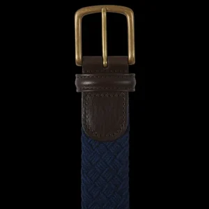 Andersons Belts | Navy Blue Cotton Canvas 30Mm Belt