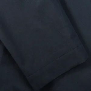 Sunspel Outerwear | Navy Blue Cotton Mac Car Coat
