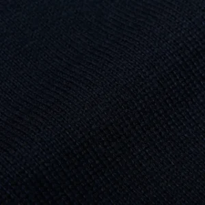 Gran Sasso Knitwear | Navy Blue Knitted Merino Wool Waistcoat