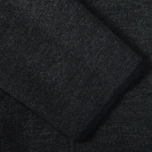 Maurizio Baldassari Knitwear | Navy Blue Knitted Wool Reversible Swacket
