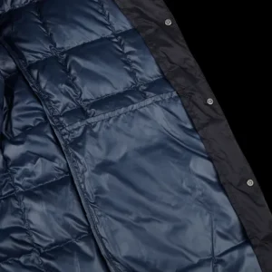 Taion Outerwear | Navy Blue Nylon Down Padded Jacket