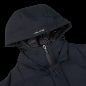 Herno Outerwear | Navy Blue Nylon Gore-Tex Legend Coat