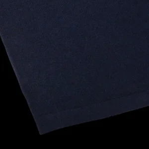 Stenströms Polo Shirts | Navy Blue Pure Cashmere Polo Shirt