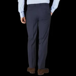 Eduard Dressler Suits | Navy Blue Spider Wool Suit