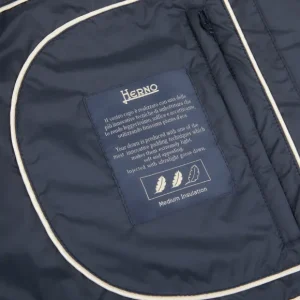 Herno Coats & Jackets | Navy Blue Technical Nylon Legend Hybrid Blazer