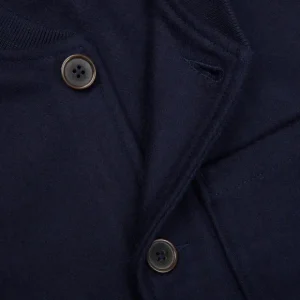 Universal Works Outerwear | Navy Blue Wool Blend Chore Waistcoat
