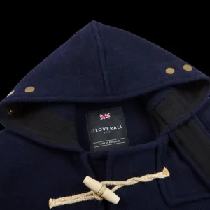 Gloverall Outerwear | Navy Blue Wool Monty Duffle Coat