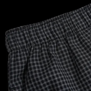 Sunspel Loungewear | Navy Checked Windowpane Pyjamas