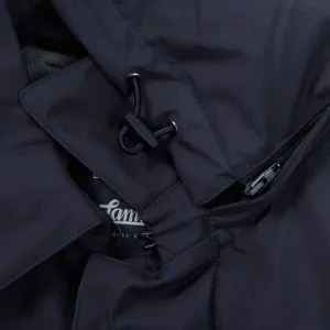 Herno Coats & Jackets | Navy Laminar Nylon Gore-Tex Coat