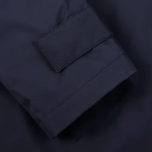 Herno Coats & Jackets | Navy Laminar Nylon Gore-Tex Coat