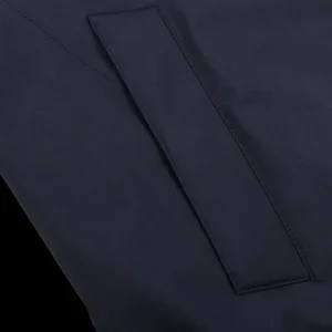 Herno Coats & Jackets | Navy Laminar Nylon Gore-Tex Coat