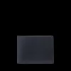 Smythson Wallets | Navy Panama Leather Slim Currency Wallet