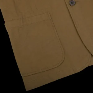 Universal Works Coats & Jackets | Olive Green Cotton Five Pocket Jacket