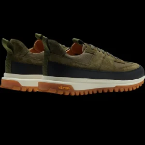 CQP Sneakers | Olive Green Suede Rubber Vertex Trail Runner